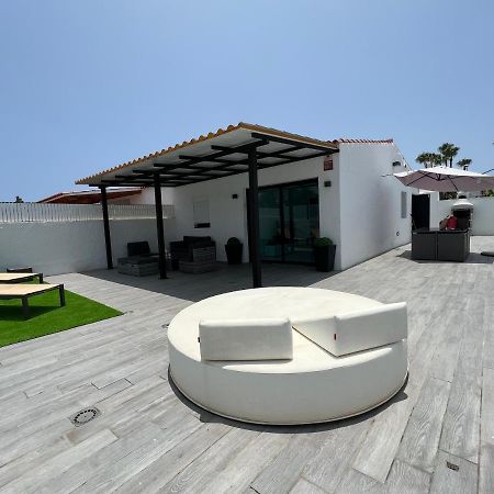 Agradable Bungalow Con Piscina Playa del Inglés Esterno foto